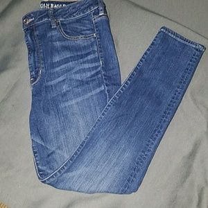 AE super stretchy, super hi-rise jegging